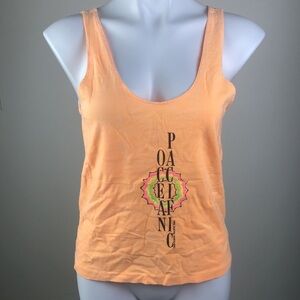 Ocean Pacific 90s Muscle Tank Neon Orange
